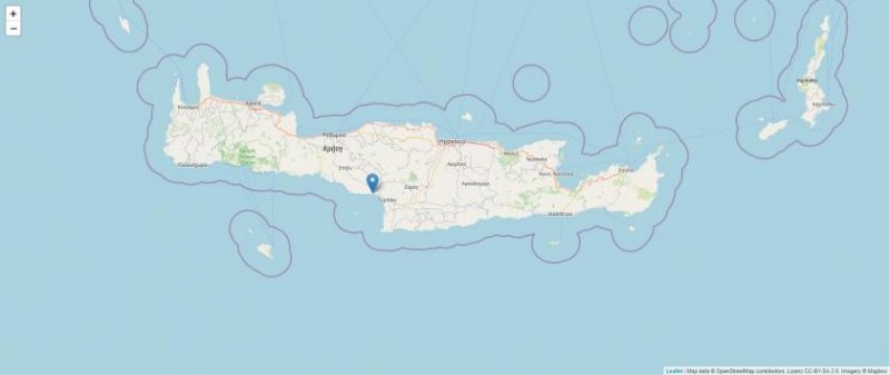 Agia Galini Süd Kreta, Agia Galini 5.000 m² mit Meerblick Grundstück kaufen